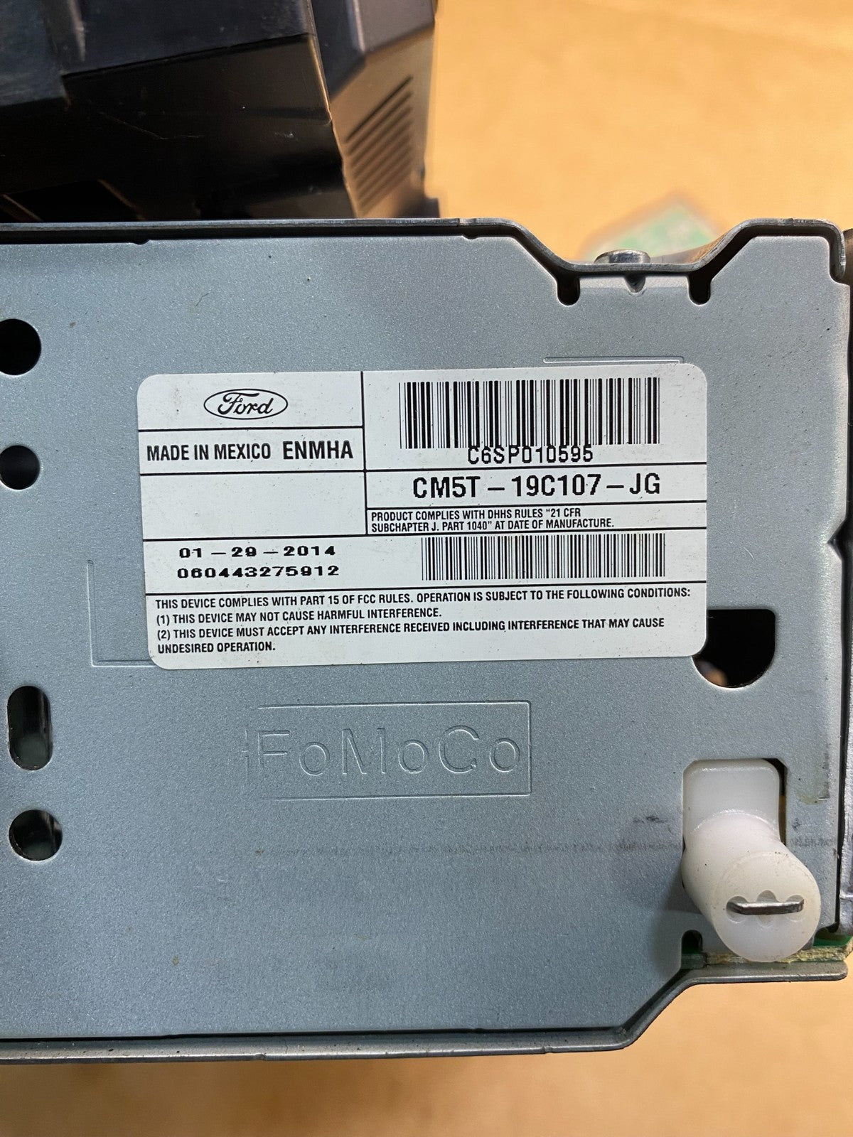 2012 2013 2014 Ford Focus Fusion Radio Screen Receiver AM FM CD MP3 AD3649 DG5