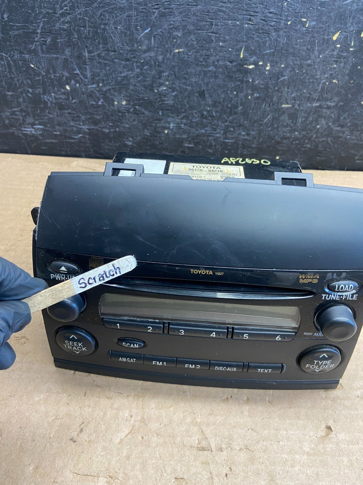 2004 to 2010 Toyota Sienna AM FM CD WMA Mp3 Radio Receiver AF2630 DG1