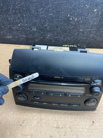 2004 to 2010 Toyota Sienna AM FM CD WMA Mp3 Radio Receiver AF2630 DG1