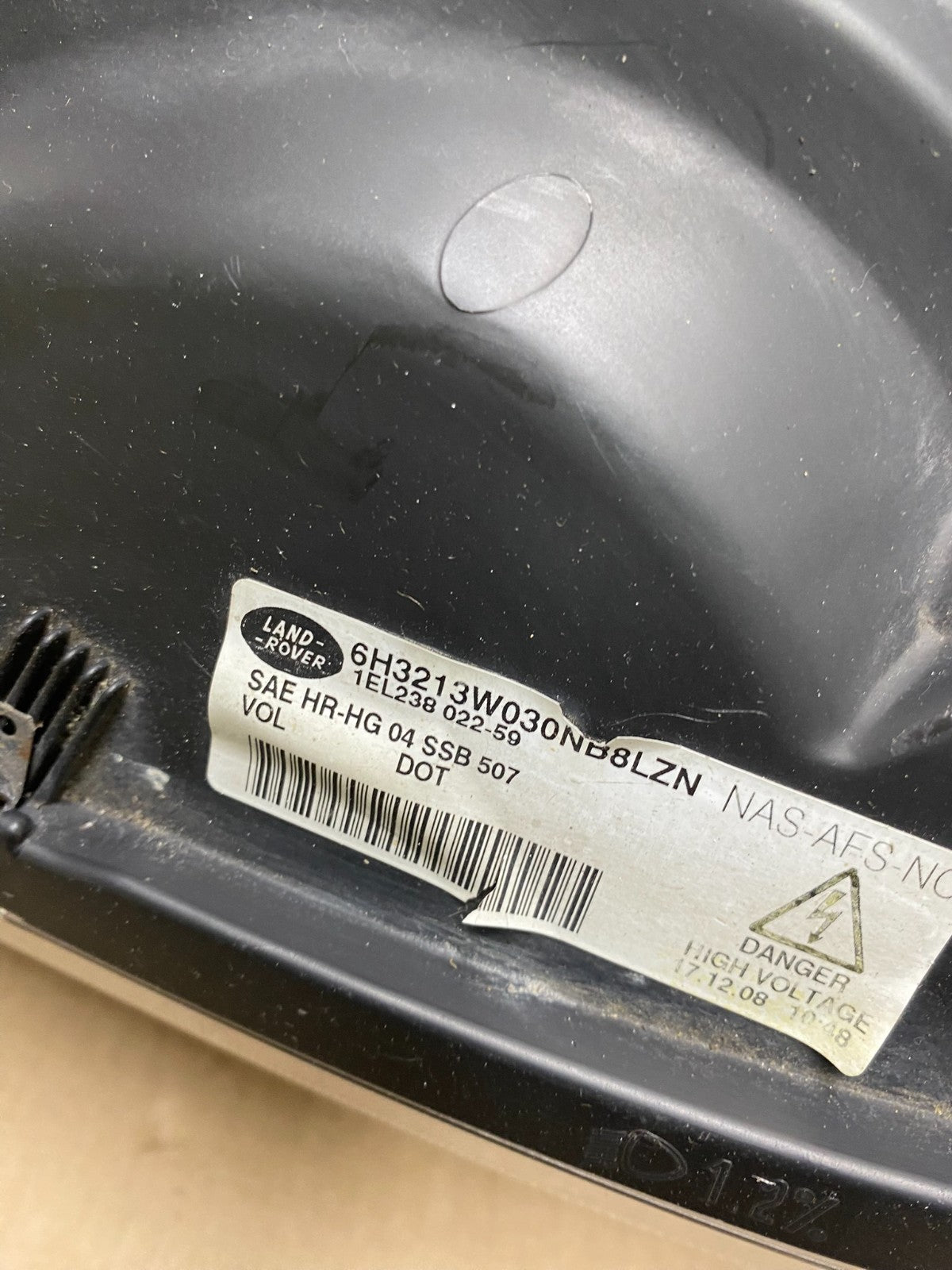 2006-2009 Land Rover Range Rover Left Driver Xenon Hid Headlight AE6907 DW9
