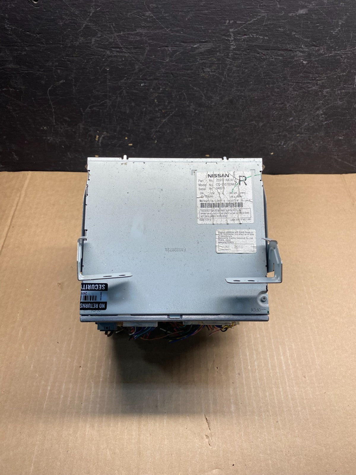 2009-2012 Nissan Murano AM FM CD Player Radio Receiver ae7879 DG3