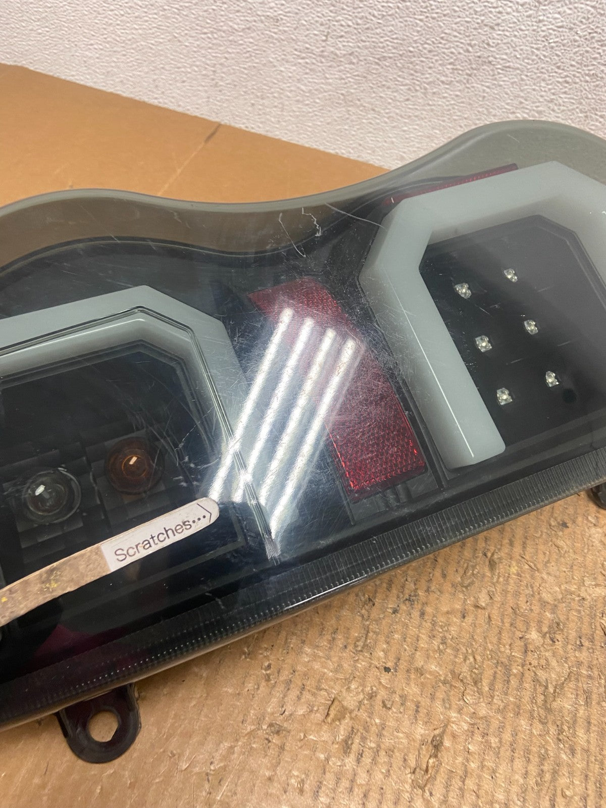 2004-2009 Dodge Durango Left+Right Set Side LED Black Tail Lights AE2798 DG3