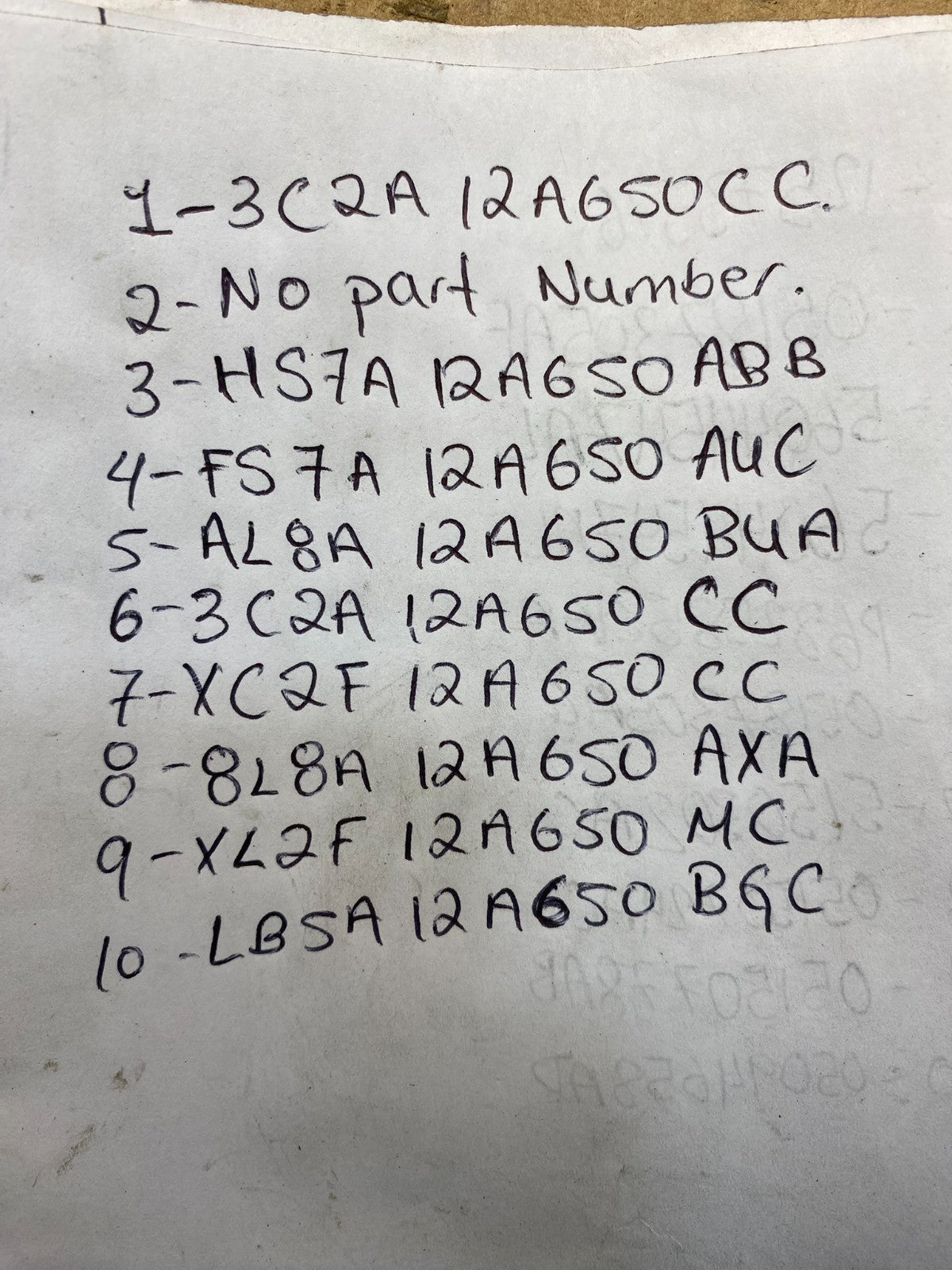 Mix of 10 Ford ECM Engine Computer Module AD94092