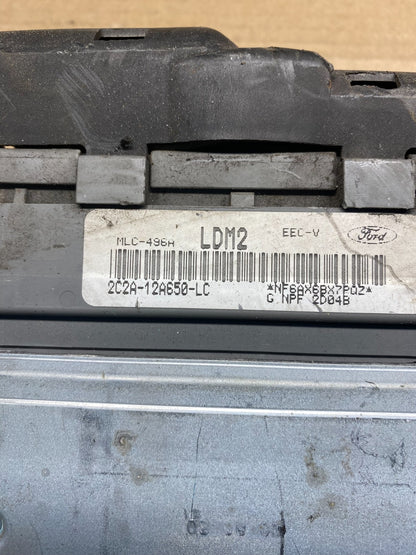2002 Ford Van E150 E250 5.4L Engine Control Module ECU 2C2A-12A650-LC  ac4418 DG2