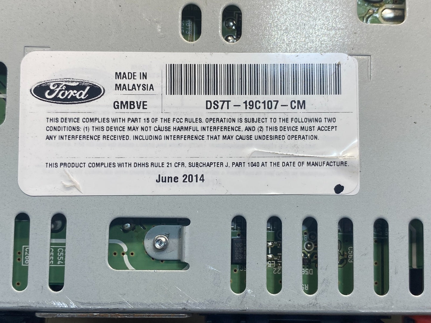 2013 2014 2015 Ford Fusion Radio Audio Receiver AM FM CD MP3 AF3853 DW6