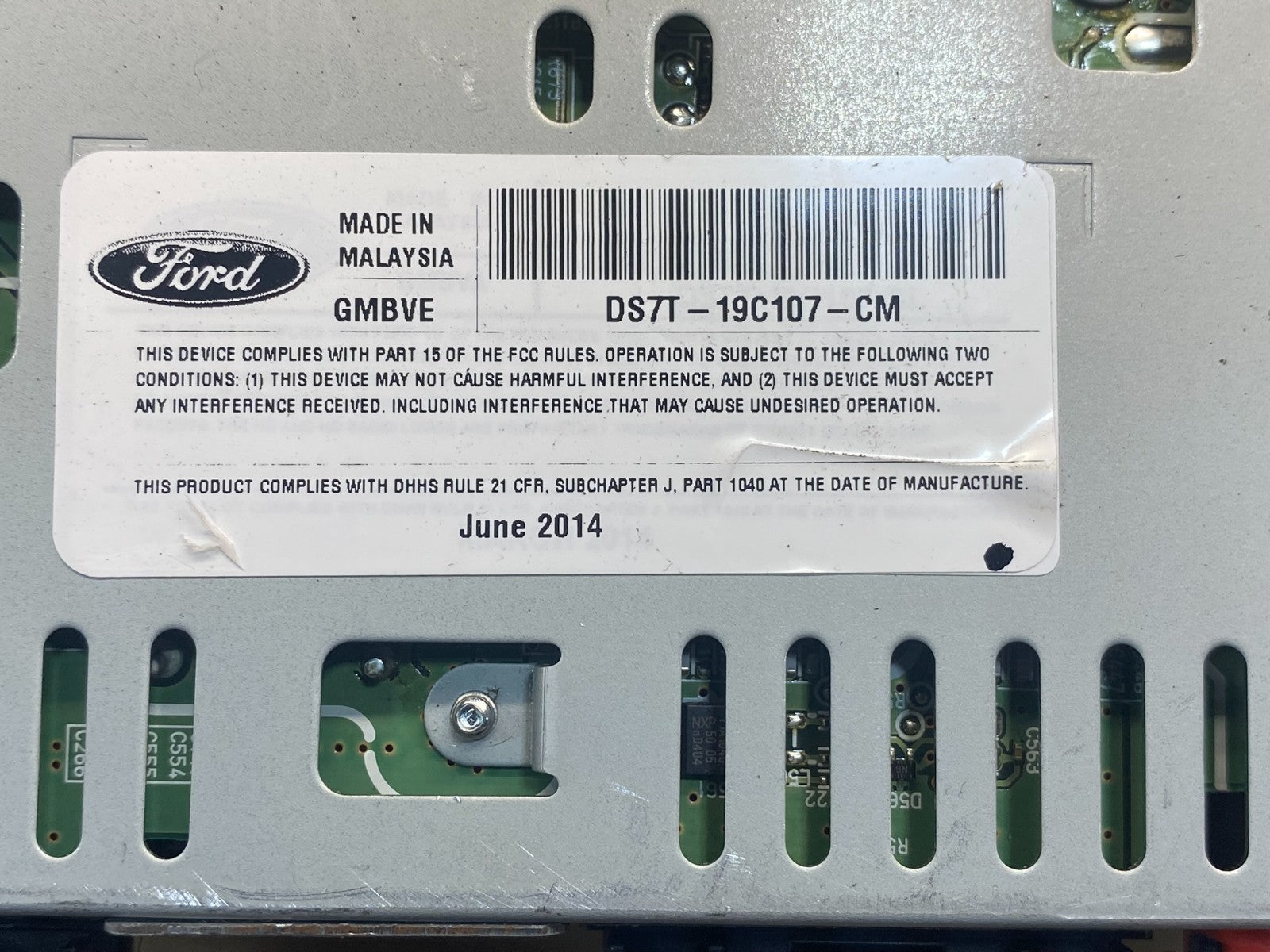 2013 2014 2015 Ford Fusion Radio Audio Receiver AM FM CD MP3 AF3853 DW6