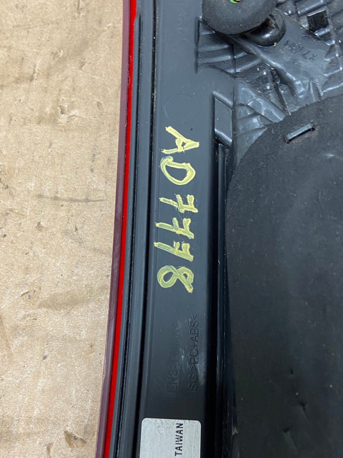 2015 - 2019 Toyota Sienna Right Passenger Side Inner Tail Light DEPO AD7778 LK6