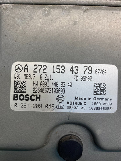 2006 to 2009 Mercedes E350 C350 Engine Computer Module ECM ECU ae9884 DG2