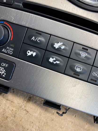 2009 to 2013 Infiniti G37 Radio Player Climate Control Panel Bezel AH3743 DG5