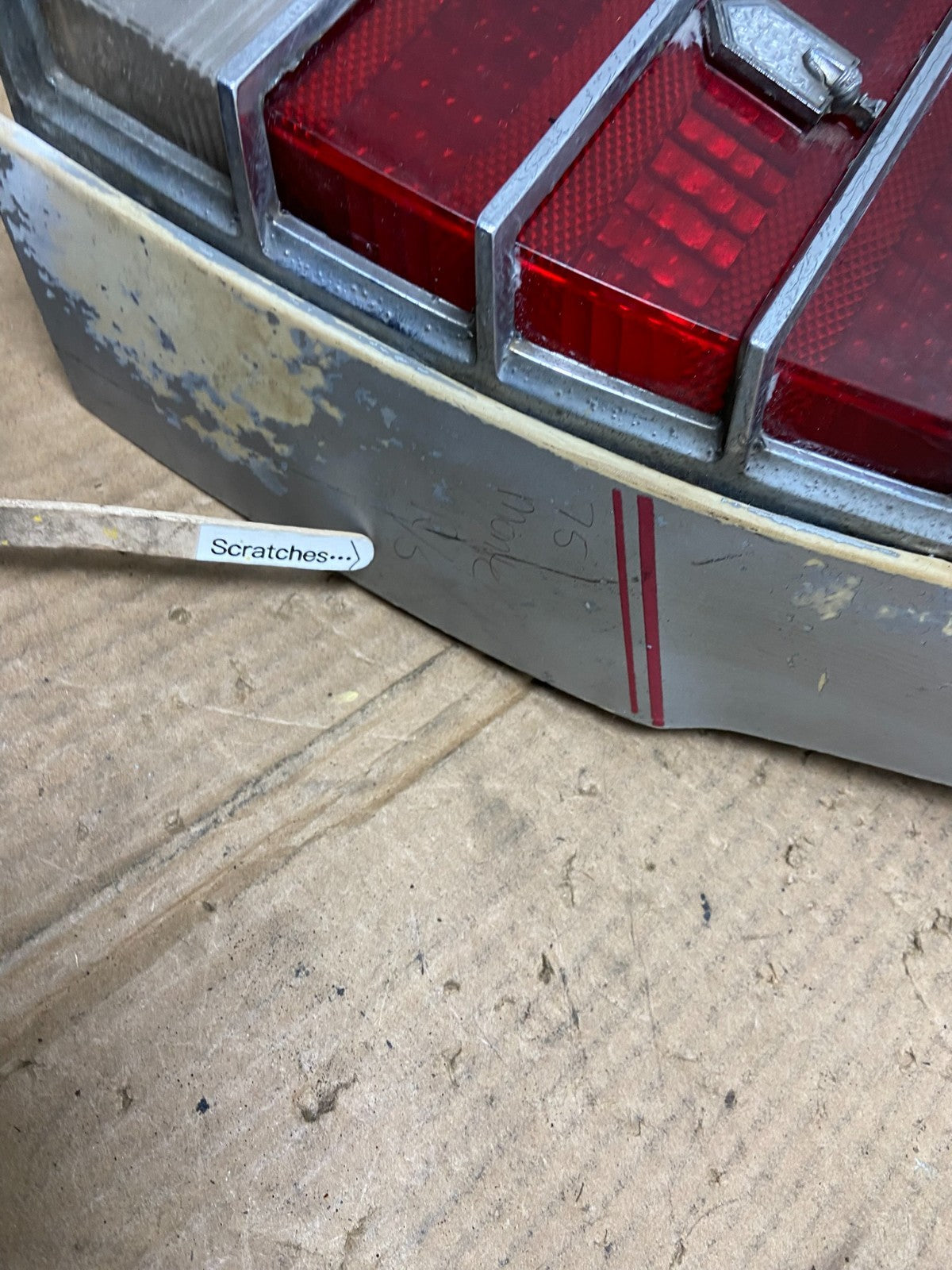 1977 Chevrolet Monte Carlo Right Passenger Side Tail Light AA63904