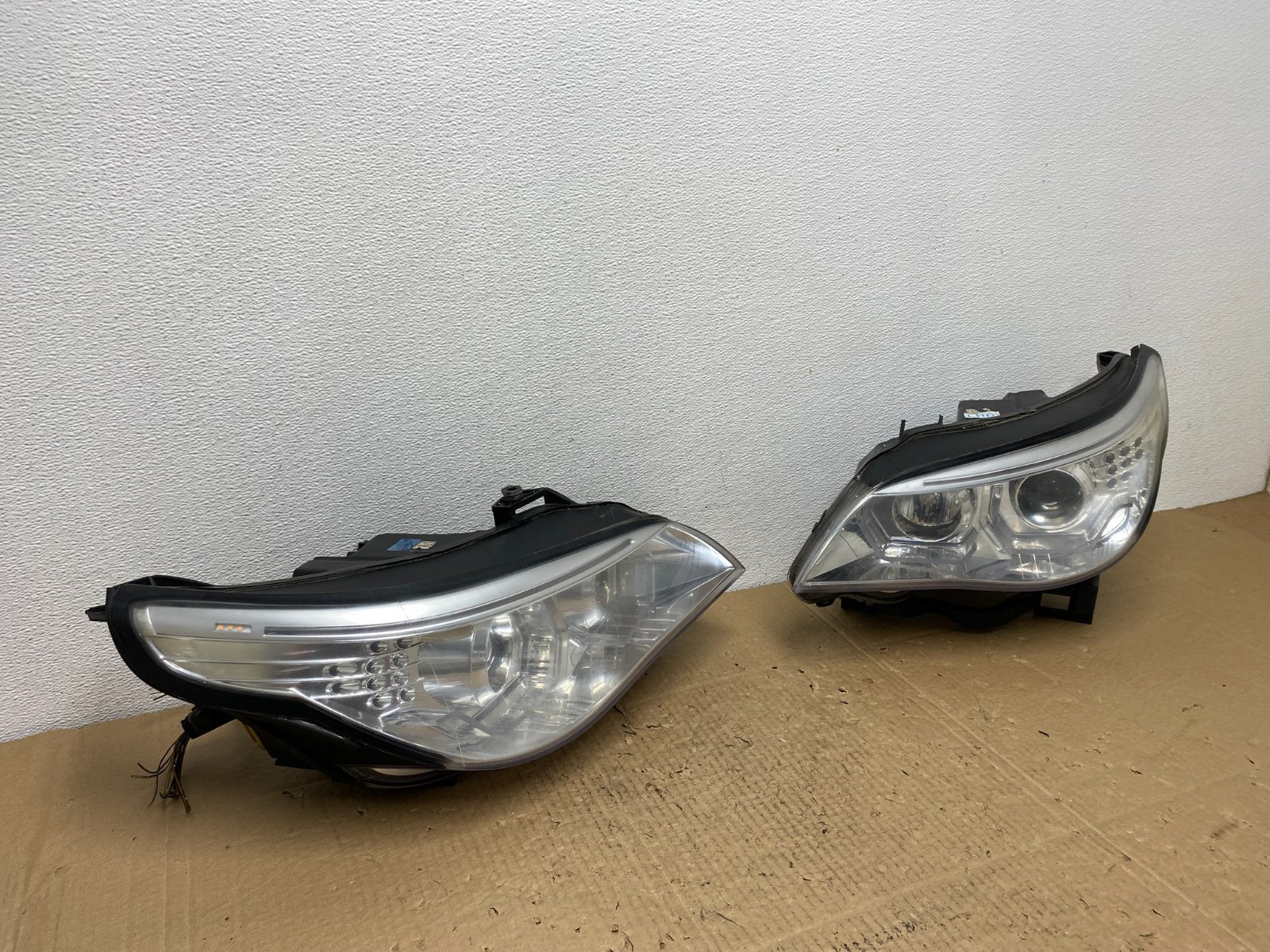2008 - 2010 Bmw 5 Series 535I 550 Left+Right Set Chrome LED Headlights AC4003 DG2