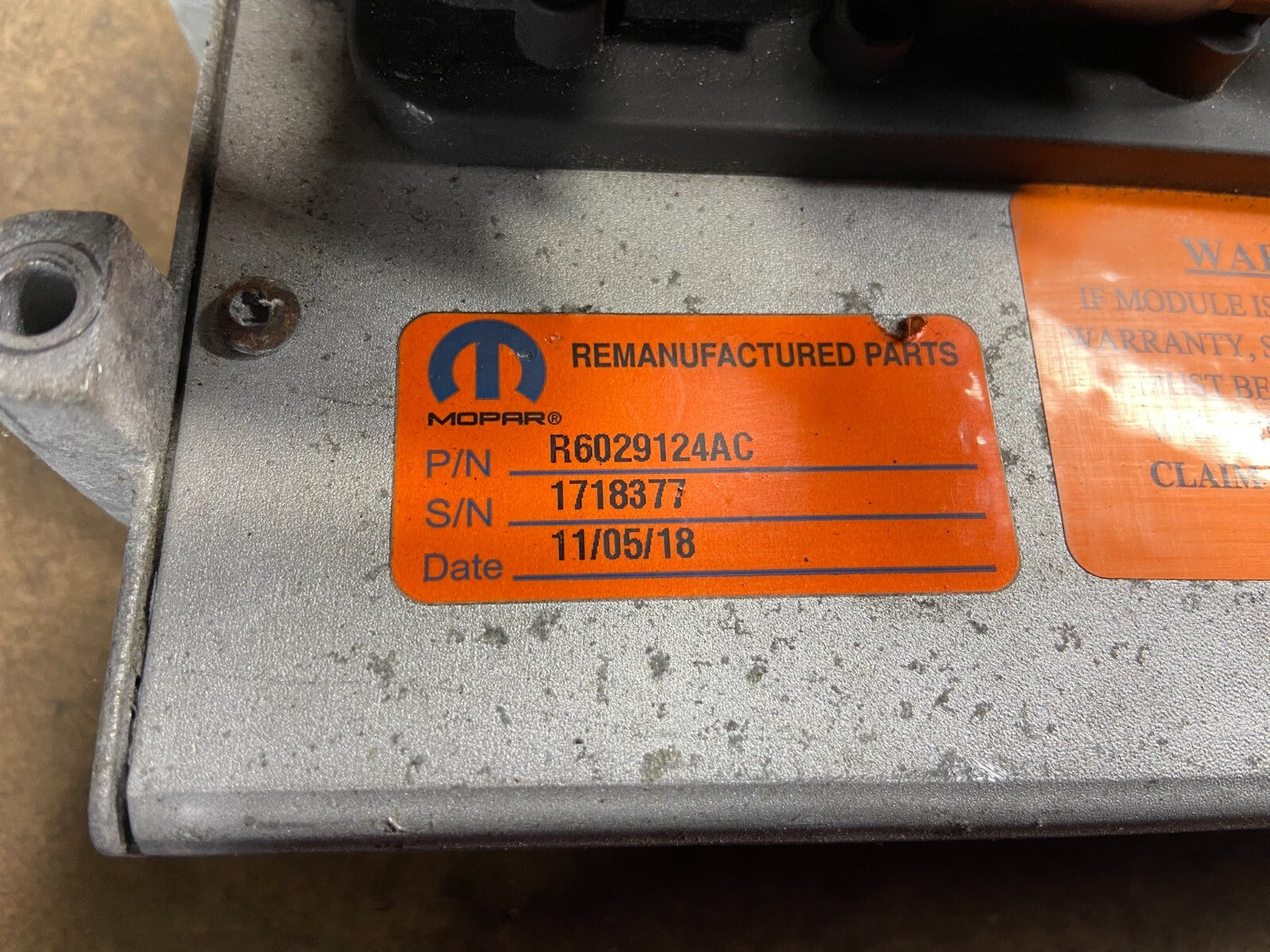 2003 Dodge Durango 4.7L Engine Computer Module ECM 56029124ac M5328 DG2