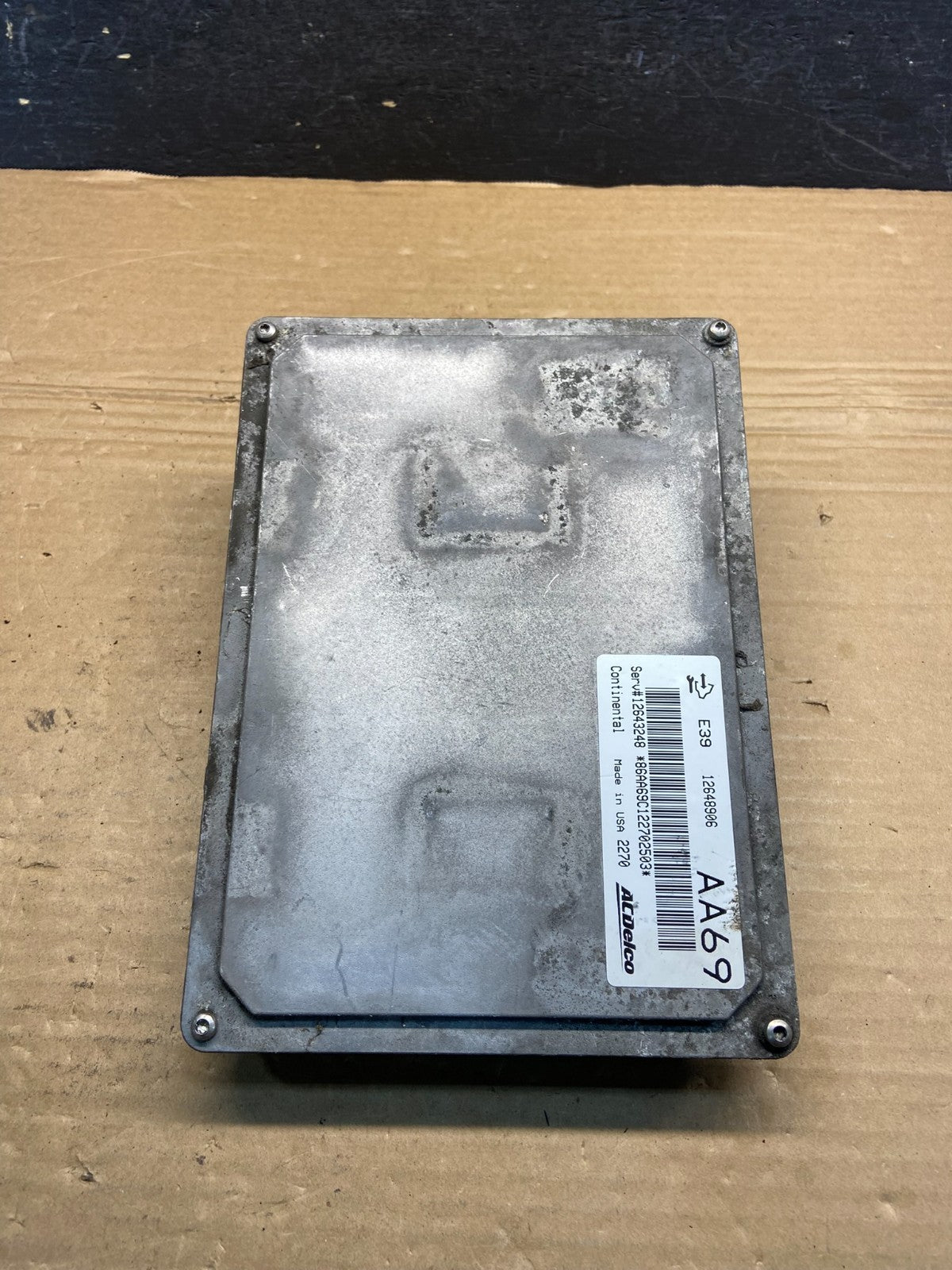 2012 Chevrolet Equinox Ecu Engine Control Module Unit Ecm 12648906 AE4628 DG1