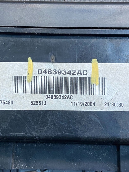 2005 Jeep Grand Cherokee Commander BCM Body Control Module AE2339 DW6