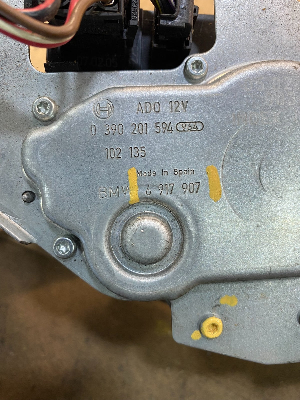 2004 to 2010 BMW X3 E83 Rear Windshield Wiper Motor AA7731 DG6