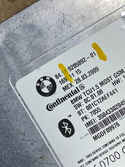 2012 to 2016 Bmw Bluetooth  Control Module Computer Telematics OEM u5387 DG5