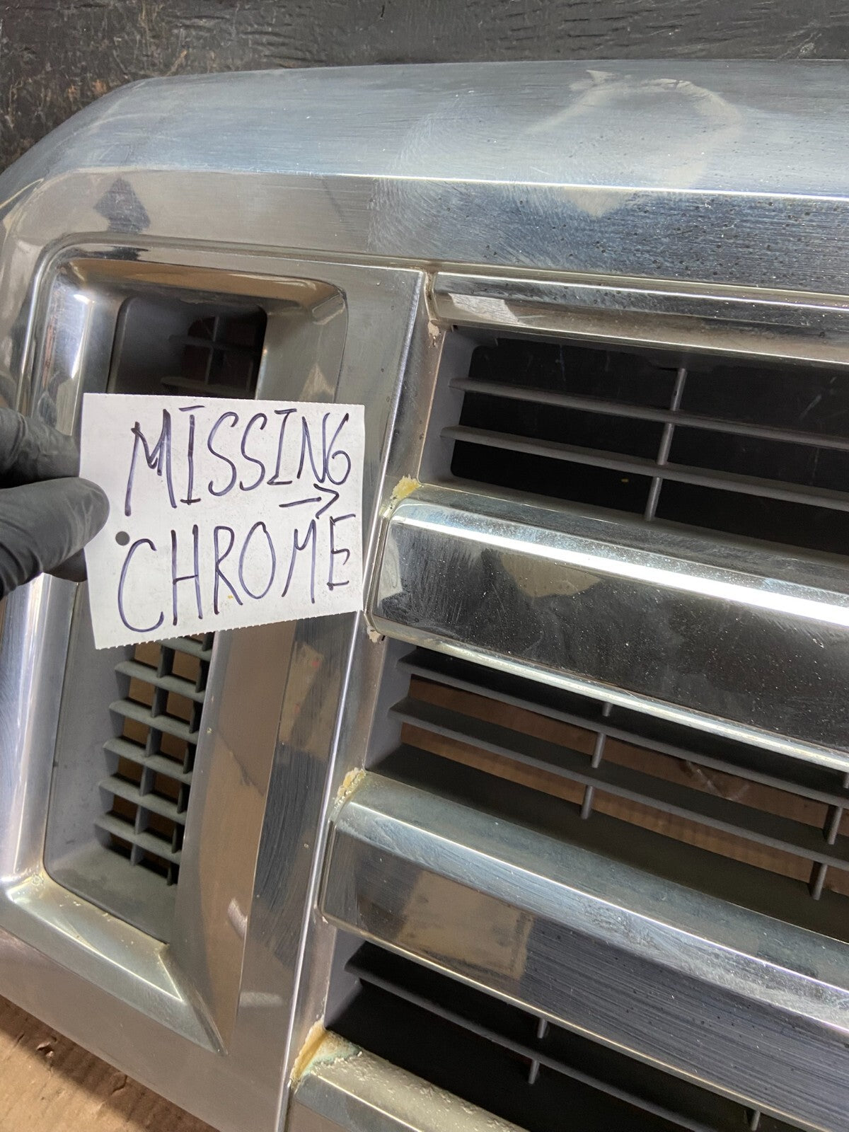 2008 to 2014 Ford Econoline E150 E250 Front Upper Chrome Grill Grille J72038