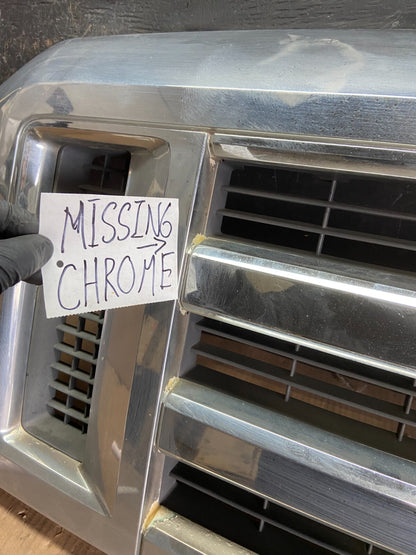 2008 to 2014 Ford Econoline E150 E250 Front Upper Chrome Grill Grille J72038