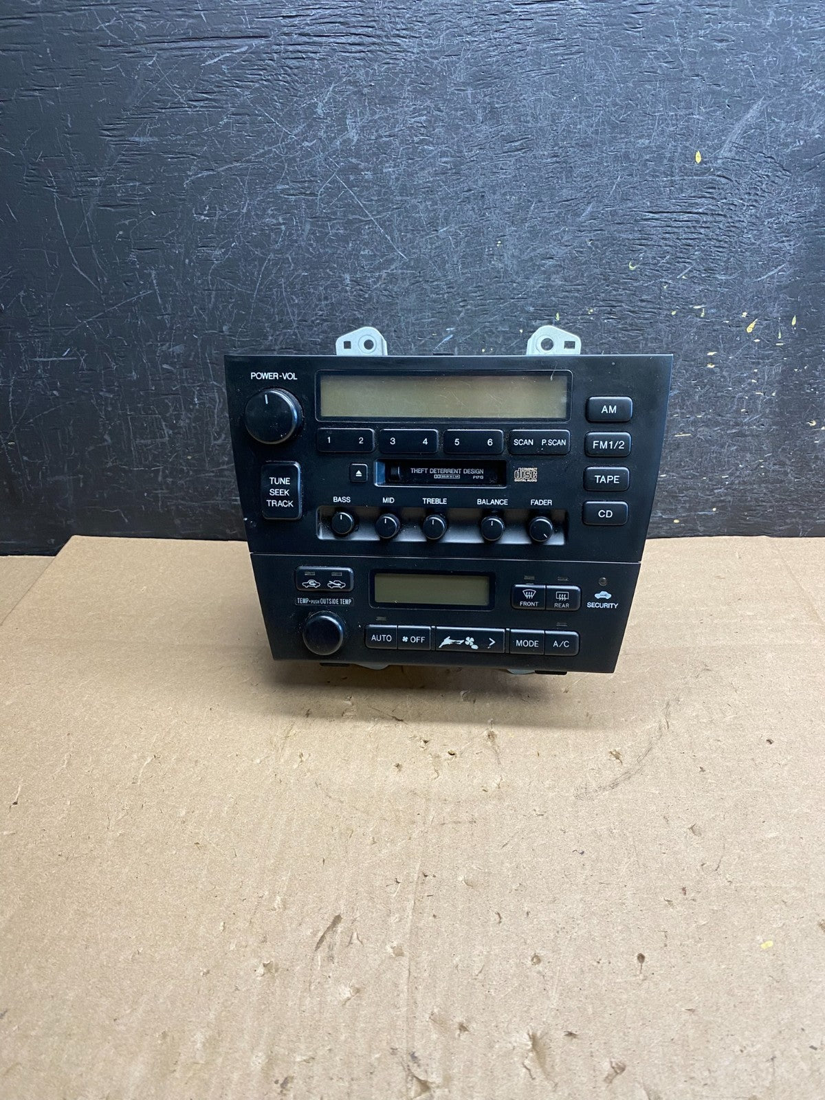 1998 2001 Lexus Es300 Radio Receiver Tape Casette Climate Control ai3096 DG0