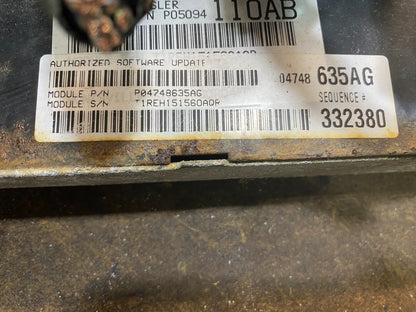 2005 Dodge Caravan 3.8L V6 ECU ECM Control Module p04748635ag AC0970 DG2