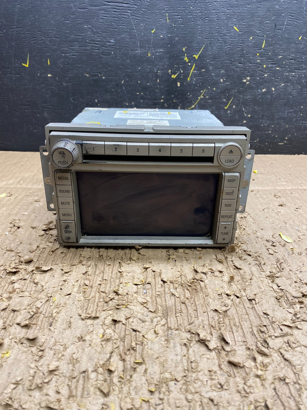 2007 Lincoln Navigator Radio CD Disc Player Screen GPS Navigation w0013 DT0