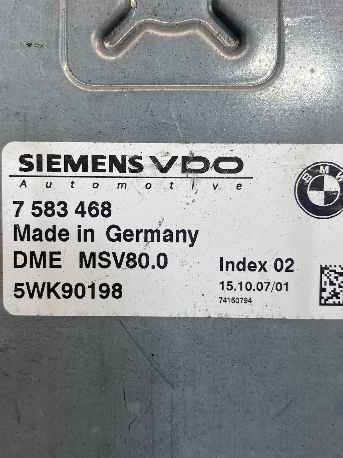 2007 to 2010 Bmw 323i Ecm Ecu Engine Computer AE2174 DW2