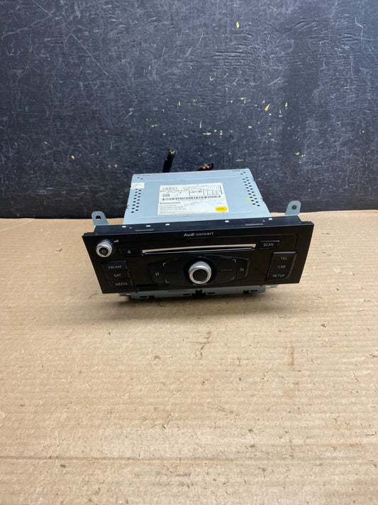 2009-2012 Audi A4 Q5 Receiver Concert Audio Radio AM/FM Cotnrol AH3907 DG0