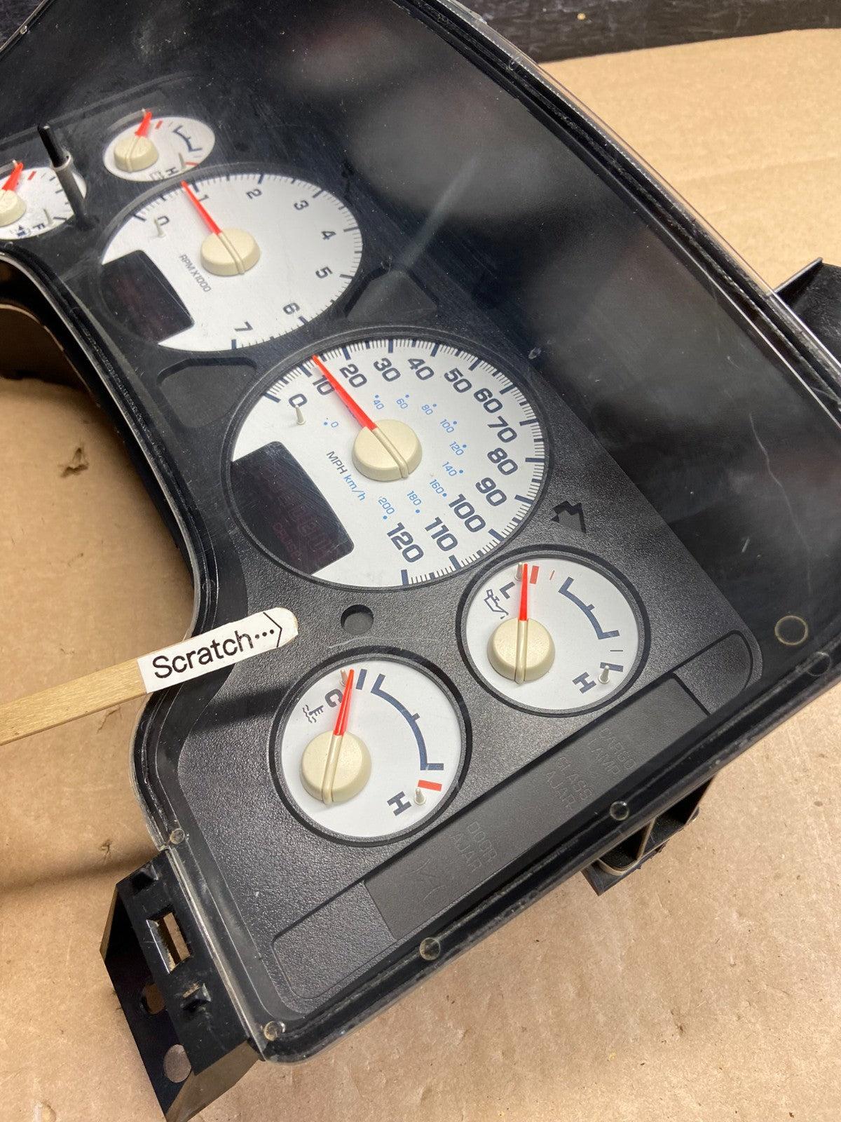 2003 to 2007 Dodge Ram 1500 Instrument Speedometer Gauge Cluster AI6297 DW3