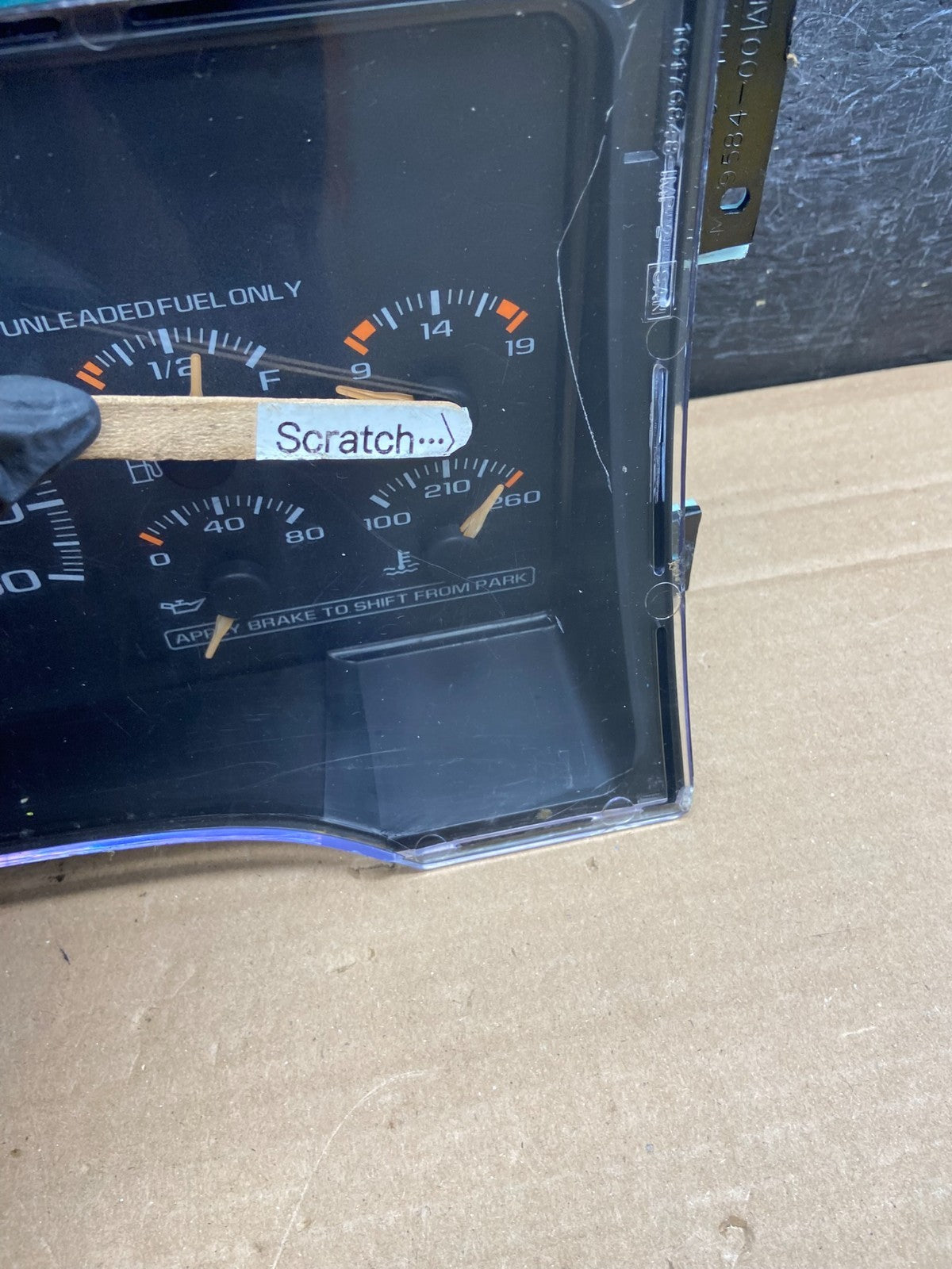 1995 to 1999 Chevrolet Silverado Suburban Cluster Gauge Speedometer AG02963