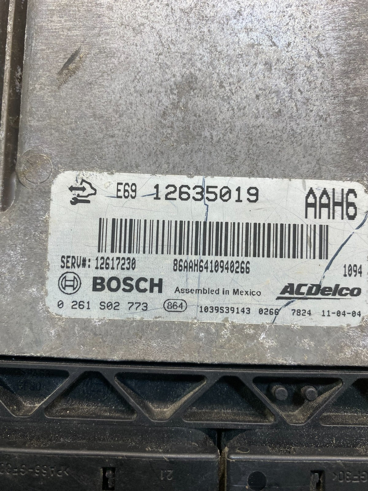 2010 2011 GMC Acadia Traverse Engine Control Module ECM ECU 12635019 AD3477 DG2
