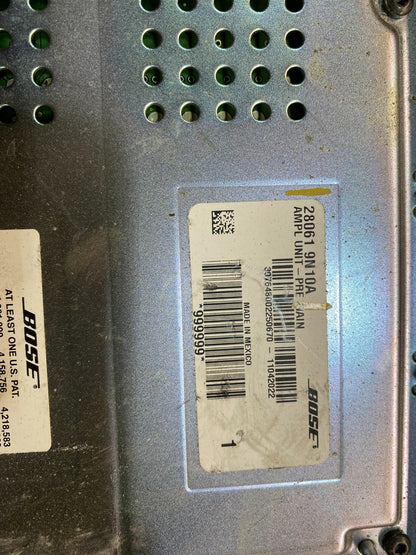 2009 to 2014 Nissan Maxima Radio Audio System Amplifier Module AMP y1474 DG3
