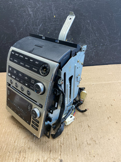 2005 to 2006 Infiniti G35 Radio Player Climate Control Panel Bezel AC9231 DG4