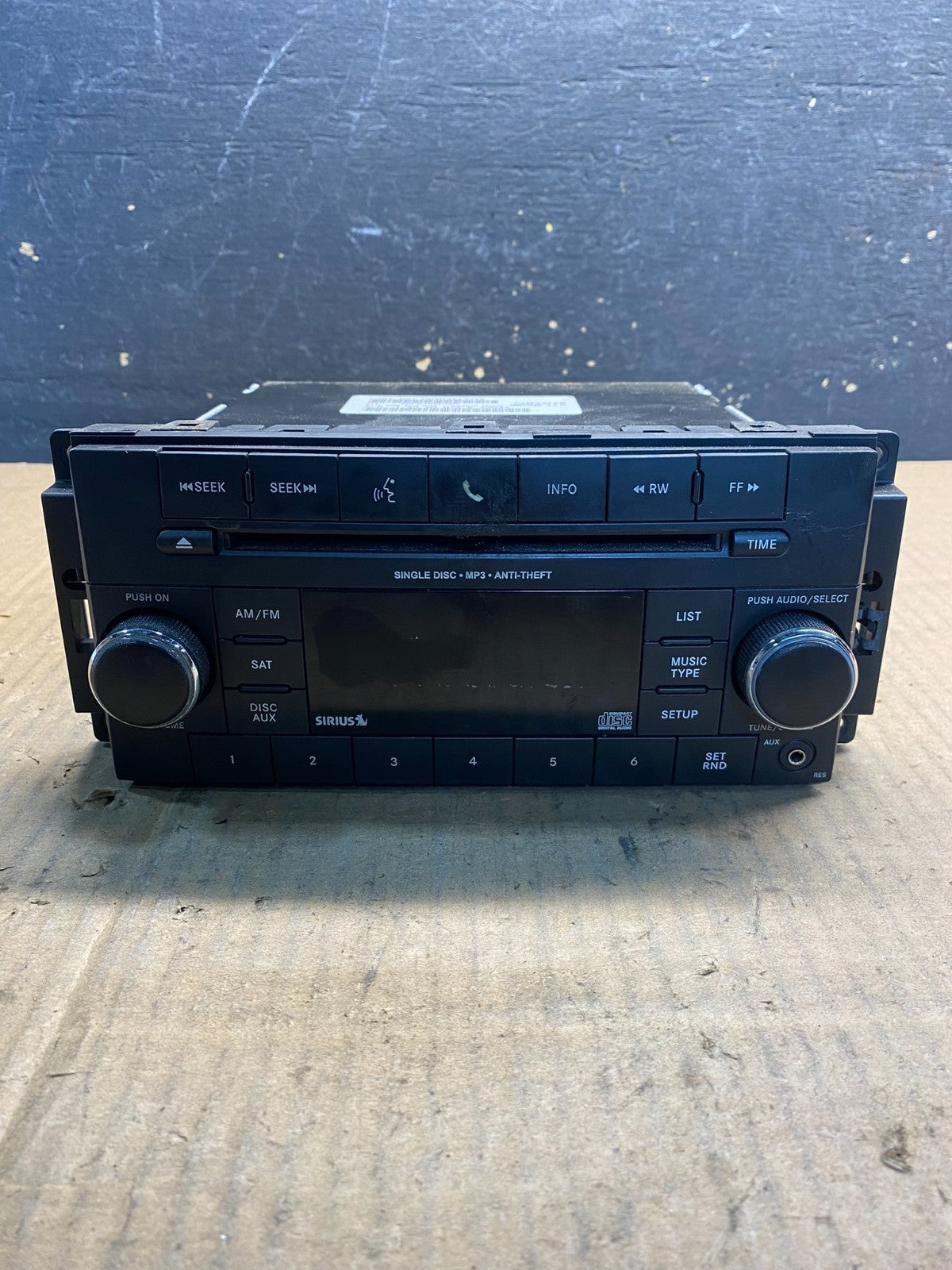 2007-2012 Chrysler Dodge Jeep Ram Radio CD MP3 AUX Receiver aa7819 DG0