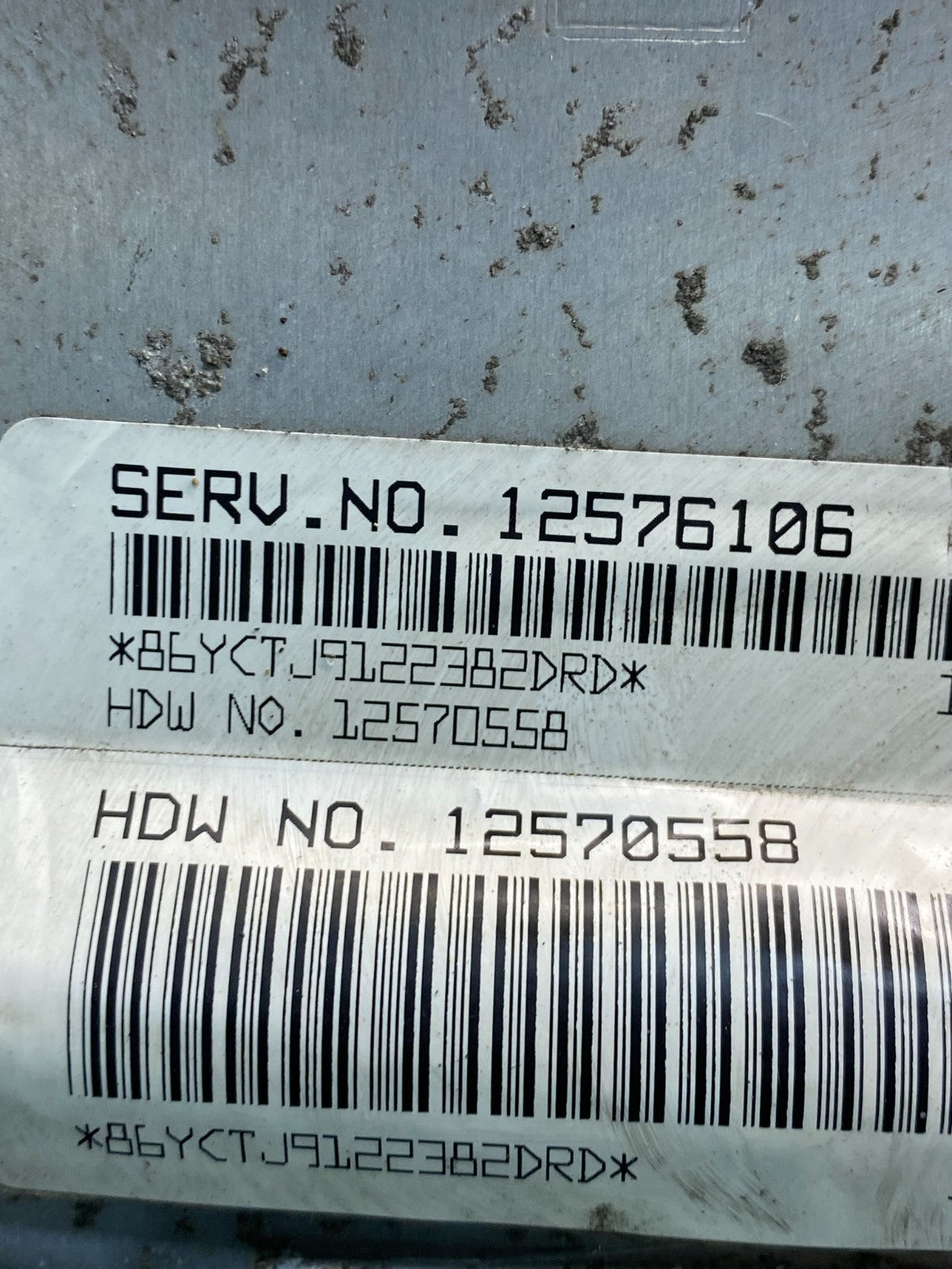 2003 Chevrolet Astro Ecu Engine Control Module Unit Ecm 12576106 AI9985 DW2