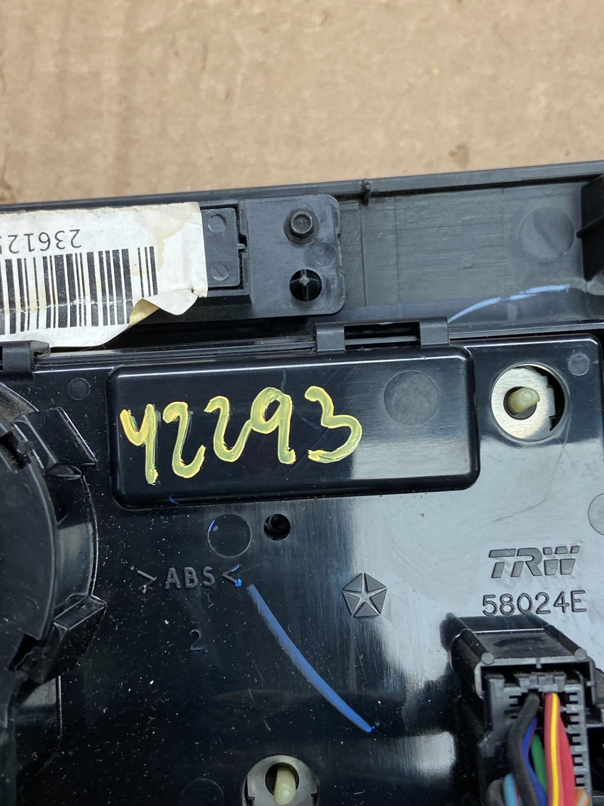 2009 2010 2011 Volkswagen Routan Ac Heater Climate Control p55111863ae Y2293 DG7