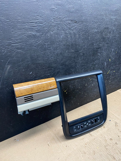 1998-2002 Lincoln Continental Dash Radio Climate Control Bezel OEM R9019 DG2