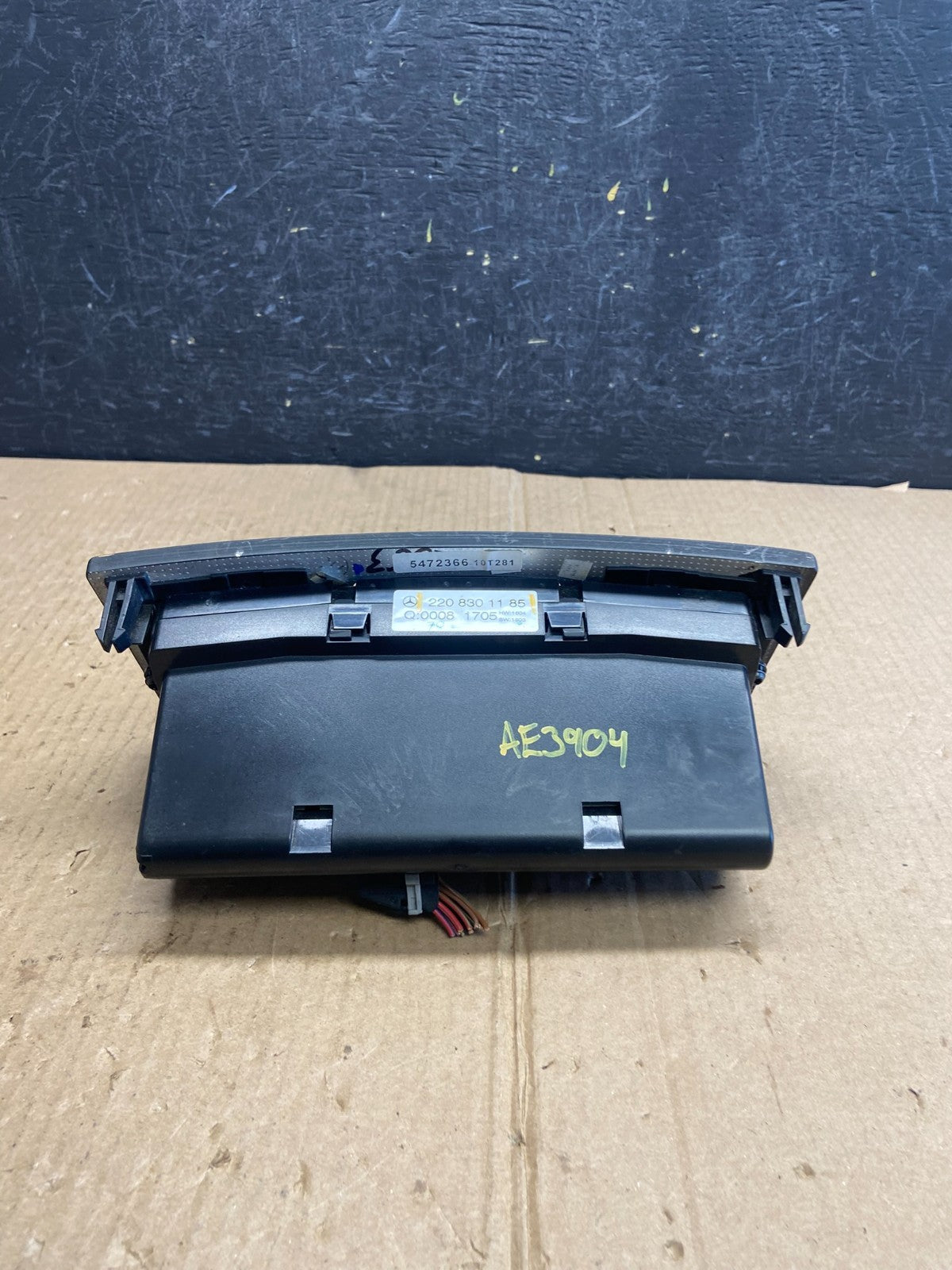 2000-2006 Mercedes S430 S500 W220 AC Heater Climate Control Trim Bezel ae3904 DG3