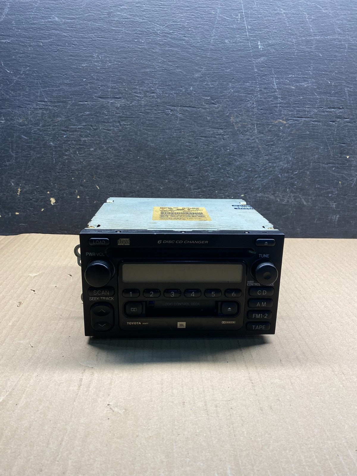 1999 to 2003 Toyota Tundra Sequoia AM/FM Radio Cassete Player AI7235 DG0