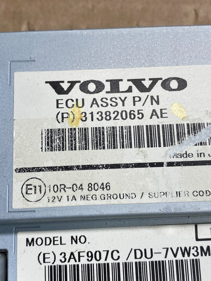 2011 to 2018 Volvo S60 Radio Audio Information Display Screen 31382065 ag6481 DG4