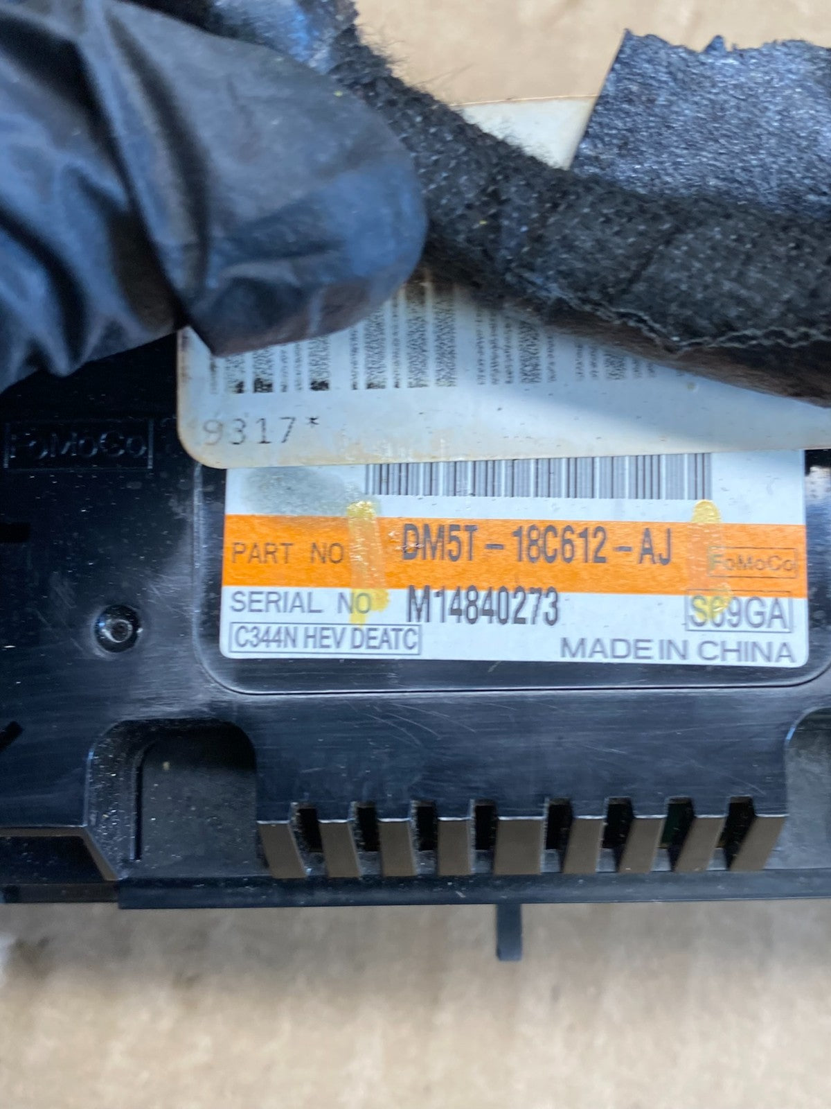 2013 2014 2015 Ford Escape Ac Heater Climate Control Temperature ac6245 DG5