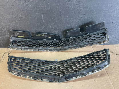 2010-2013 Chevrolet Equinox Upper Lower Set Front Chrome Grill Grille AE3667 DG4
