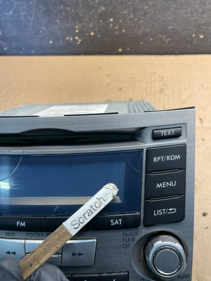 2010 - 2014 Subaru Outback Radio AM/FM CD Player mp3 Audio u2199 DG2