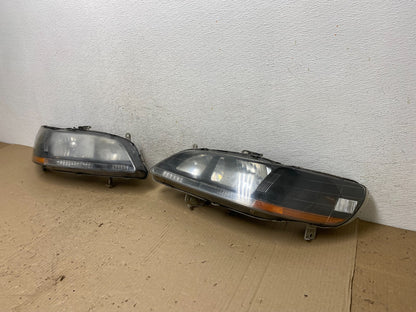 1998 to 2002 Honda Accord Black Left+Right Set Side Headlights AE9762 DW1