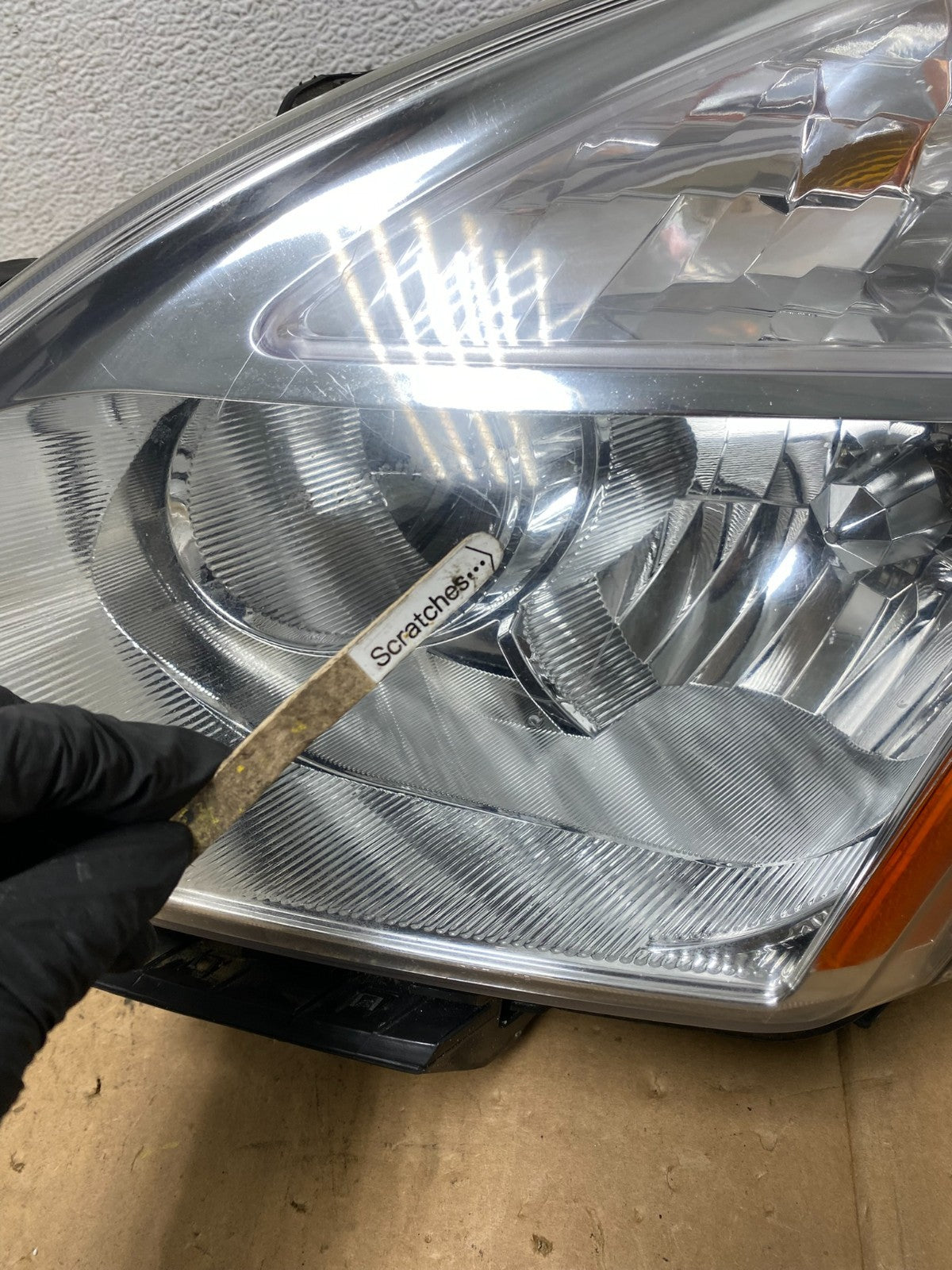 2008 to 2013 Nissan Rogue Left Driver LH Halogen Headlight DEPO AC8610 DW3