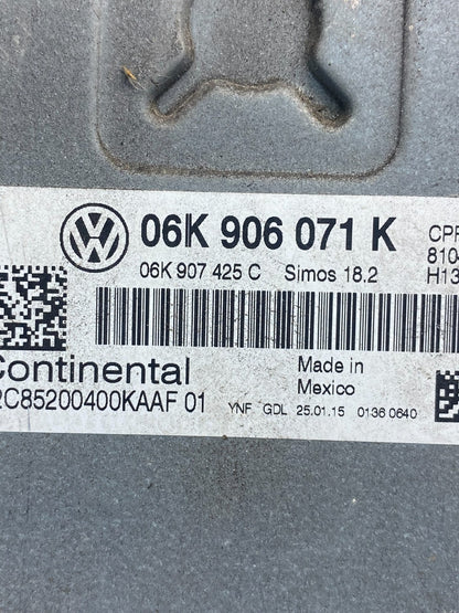 2015 Volkswagen Jetta Passat 2.0L ECM Engine Control Unit ECU AE7791 DW2