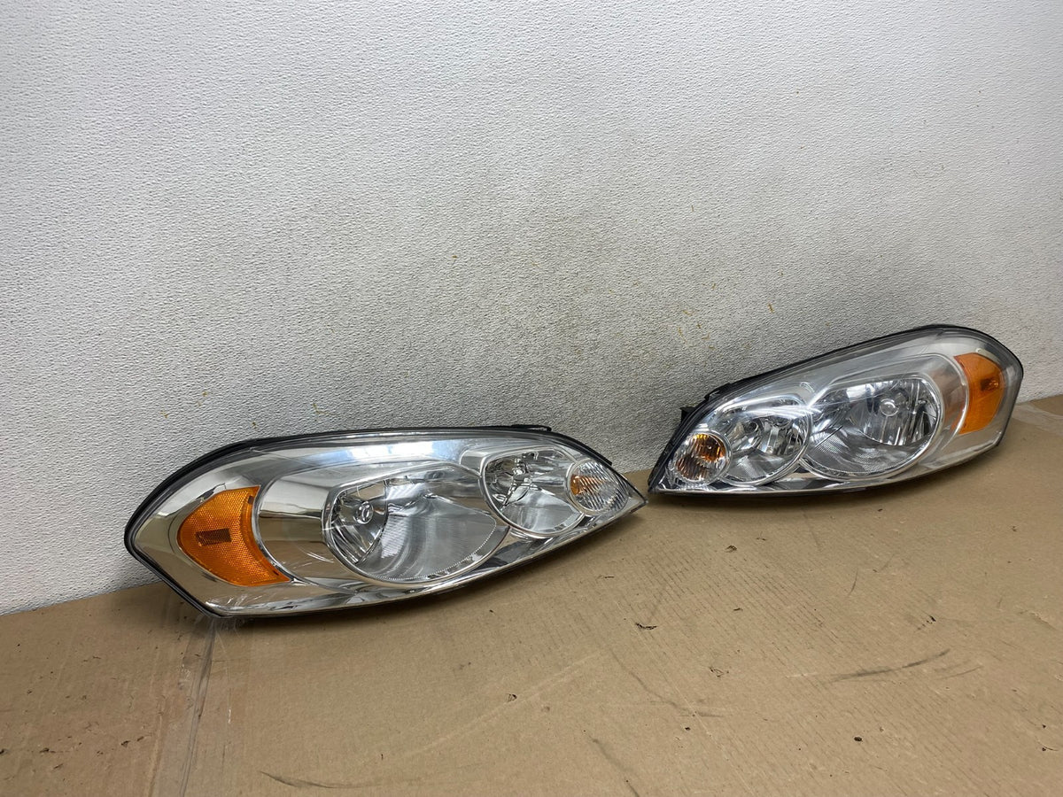 2006 - 2013 Chevrolet Impala Left+Right Set Headlights Halogen DEPO AH6715 DW1