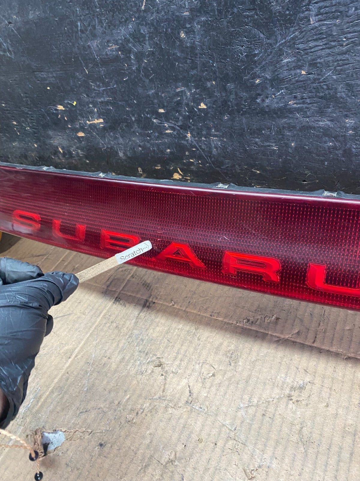 1995 to 1996 Subaru Legacy Wagon Trunk Mounted Center Tail Light Panel R7908 DG6