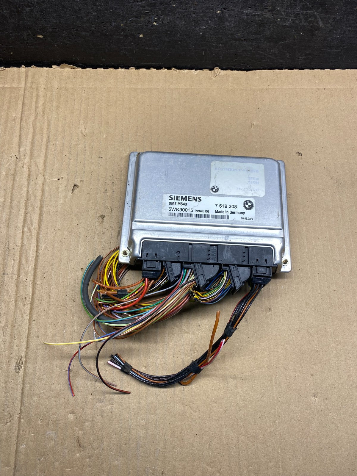 2003 to 2005 BMW X5 ECM ECU Engine Control Computer Module 7519308 AI0283 DW0