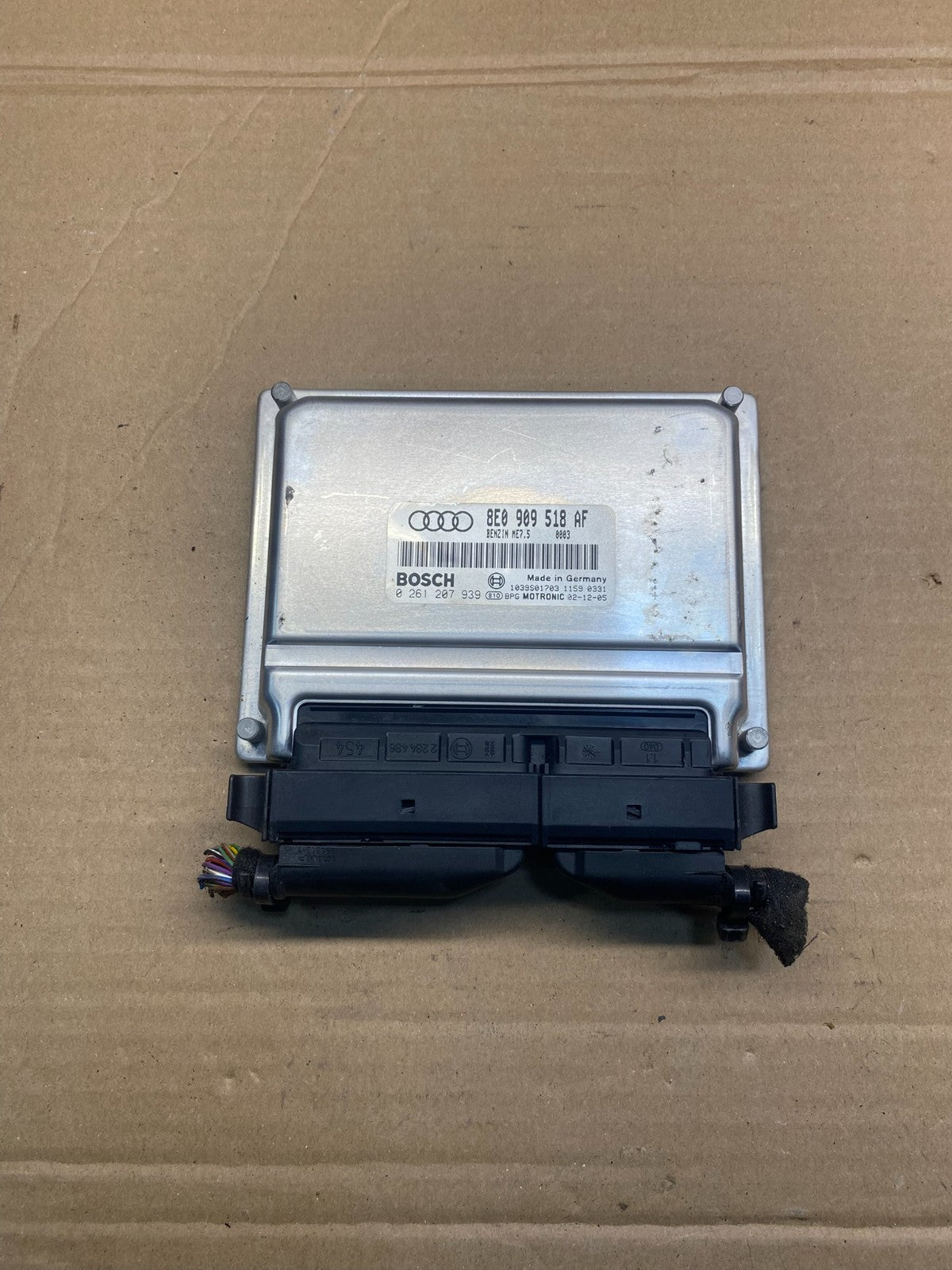 2002 2003 Audi A4 3.0L Engine Computer Ecu Ecm 8E0909518AF ah9842 DG0