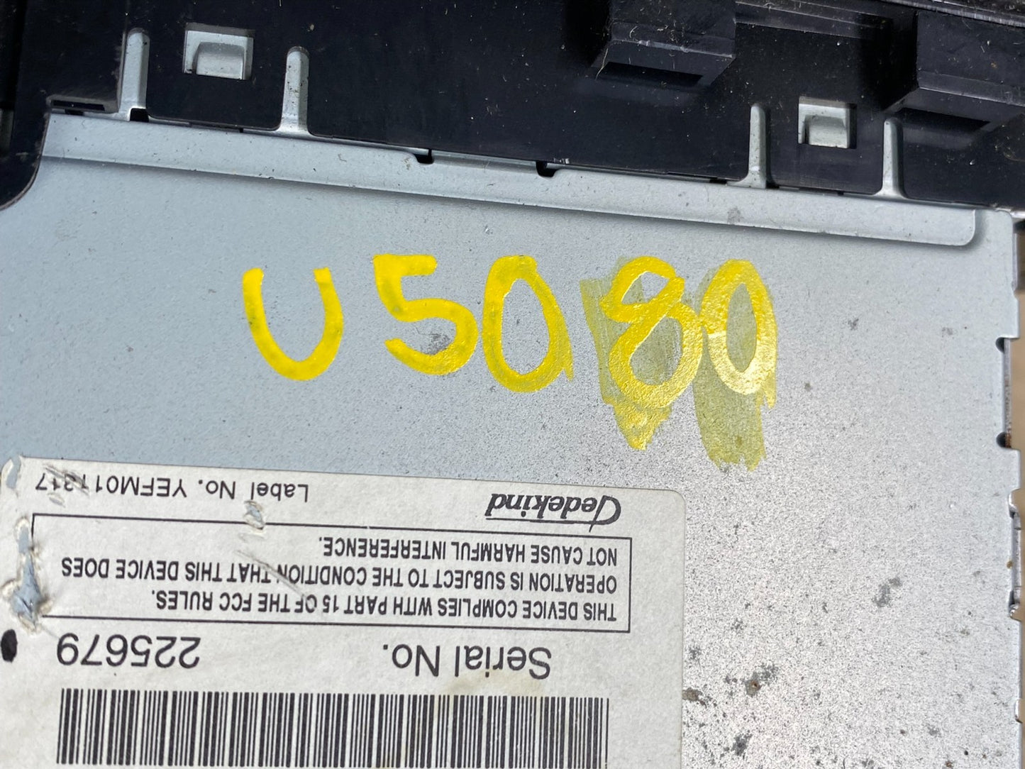 2006 to 2009 Toyota Prius OEM Radio AM/FM CD Player Oem U5080 DG9